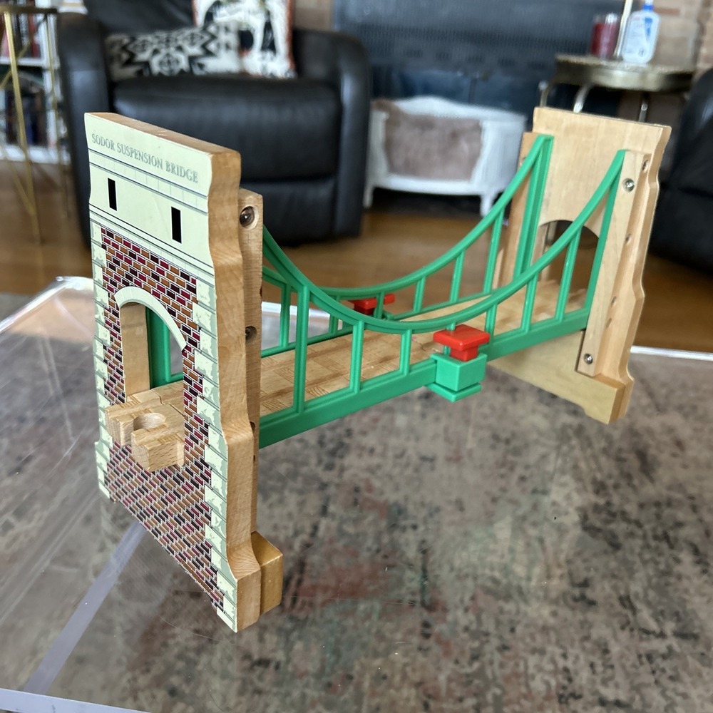 Thomas & Friends Wooden Railway Train SODOR Collapsing SUSPENSION Bridge